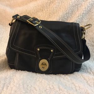 Black COACH shoulder bag/purse